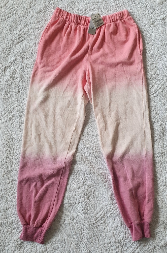 Pink Cream Purple Ombre Dip Dye BP. Joggers